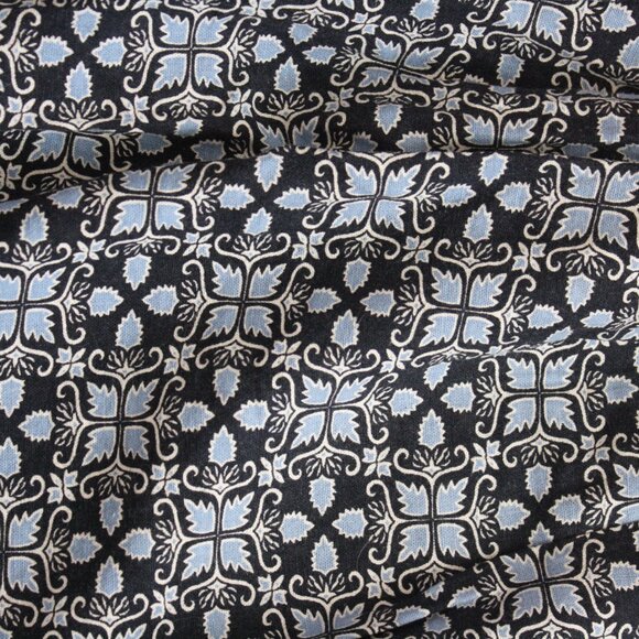 NWT LOFT Outlet Casual Dark Blue Linen Blend Skirt - Picture 2 of 4